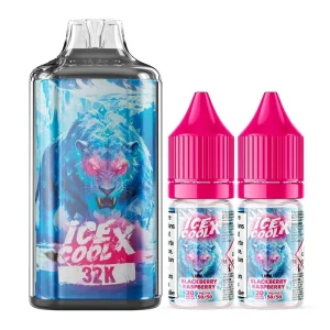 Puff Ice Cool X 32K Blackcurrant Raspberry Grape - Liquidarom