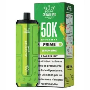 Puff Lemon Lime Crown Bar Hyper Max Prime 50K Al Fakher