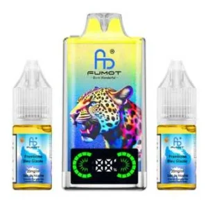 Puff Leopard 40K Framboise Bleue Glacée Fumot