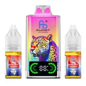Puff Leopard 40K Myrtille Cerise Canneberge Fumot
