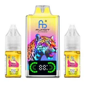 Puff Leopard 40K Pêche Mangue Fumot