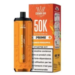 Puff Mango Pineapple Crown Bar Hyper Max Prime 50K Al Fakher
