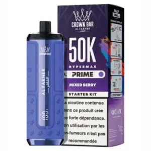 Puff Mixed Berry Crown Bar Hyper Max Prime 50K Al Fakher