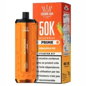 Puff Pineapple Ice Crown Bar Hyper Max Prime 50K Al Fakher