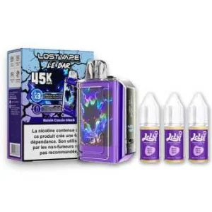 Puff Raisin Cassis Glacé Le Bar 45K Lost Vape