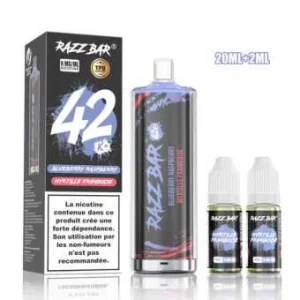 Puff Razz Bar Shisha 42K Blueberry Raspberry 6mg