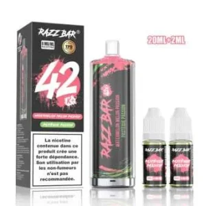 Puff Razz Bar Shisha 42K Watermelon Melon Passion 6mg