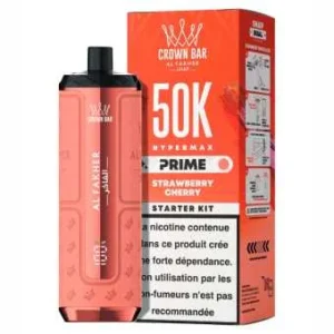 Puff Strawberry Cherry Crown Bar Hyper Max Prime 50K Al Fakher