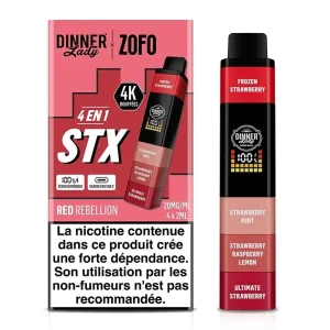 Puff STX 4 en 1 Red Rebellion - Dinner Lady