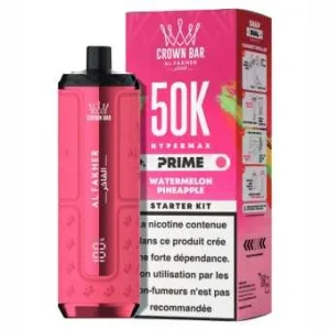 Puff Watermelon Pineapple Crown Bar Hyper Max Prime 50K Al Fakher