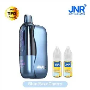 Puff Whale 38K Blue Razz Cherry JNR saveur myrtille, cerise