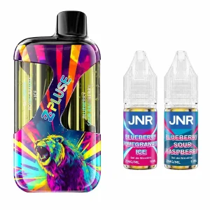 Puff Zpluse 42K Blueberry Pomegranate Ice & Blueberry Sour Raspberry 20 mg - JNR