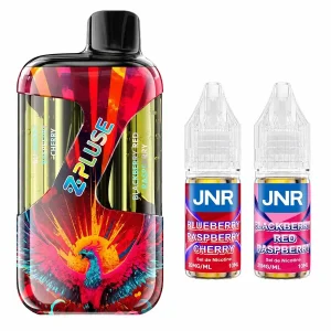 Puff Zpluse 42K Blueberry Raspberry Cherry & Blackberry Red Raspberry 20 mg - JNR