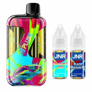 Puff Zpluse 42K Strawberry Kiwi & Black Dragon Ice 20 mg - JNR