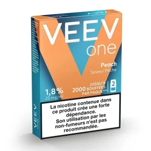 Recharges Veev Peach (x2) - Veev One