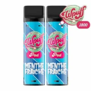 Recharges Wpuff 1200 Menthe Fraîche x2 de Liquideo