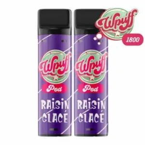 Recharges Wpuff 1200 Raisin Glacé x2 par Liquideo