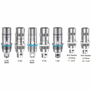 Résistances Aspire Nautilus BVC - Pack de 5