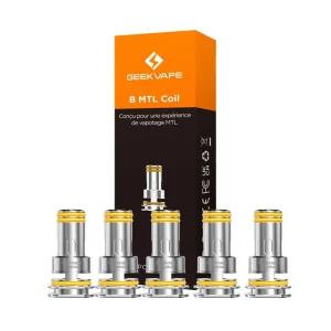 Résistances Geekvape B Series MTL - Pack de 5