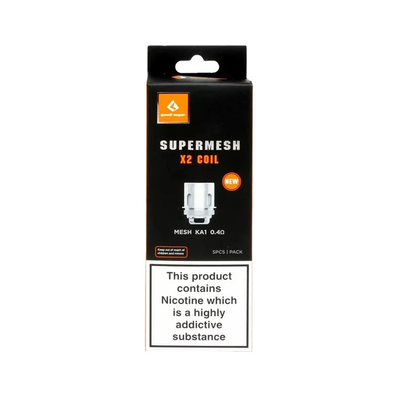 Résistances Geekvape Supermesh X1 / X2 - Pack de 5