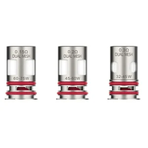 Résistances GTX-4 Dual Mesh (Pack de 5) - Vaporesso