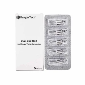 Résistances Kangertech Dual Coil Unit - Pack de 5