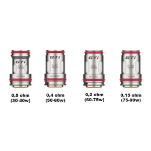 Résistances Vaporesso GTI - Pack de 5