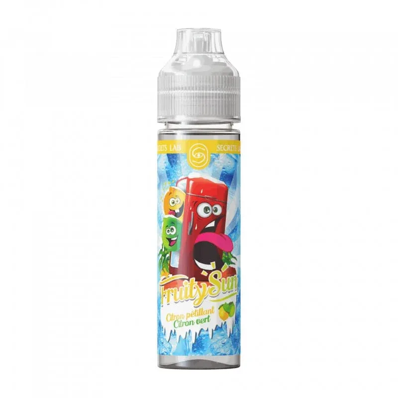 SECRET'S LAB Fruity Sun Citron Pétillant Citron Vert - E-liquide 50ml 0mg