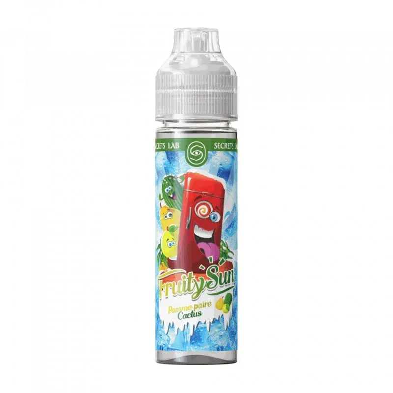 SECRET'S LAB Fruity Sun Pomme Poire Cactus - E-liquide 50ml 0mg