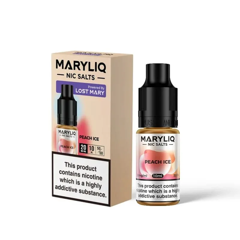 Sel de Nicotine Lost Mary Maryliq Peach Ice 10ml
