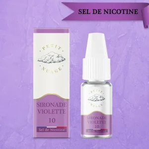 Sironade Violette 10 ml Sels de Nicotine - Petit Nuage