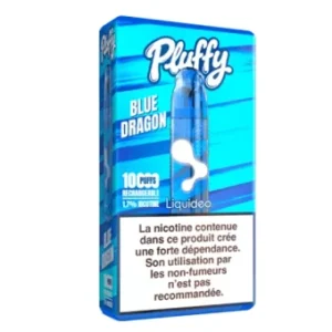 Starter Kit Pluffy 10K Liquideo : rechargeable avec pod remplissable