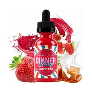 Strawberry Custard 50 ml – Dinner Lady