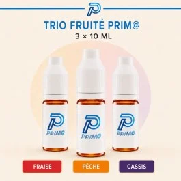 TRIO Fruité Prim@ – 3 saveurs