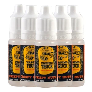 VAPING TRUCK CRISPY NUTS 0MG 5 x 10ML