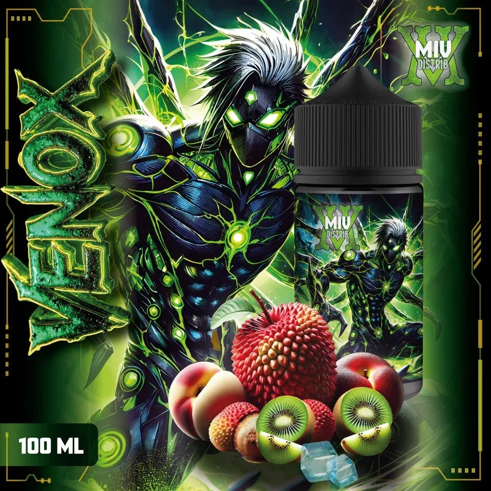 Venox 100ml MIV by Made in Vape - P锚che Blanche, Arbouse & Kiwi Glac茅s