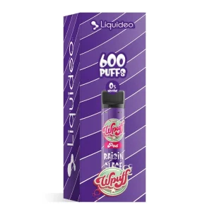 Wpuff 1800 1 Pod Raisin Glacé - Liquideo