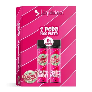 Wpuff 1800 2 Pods Fruits Rouges - Liquideo