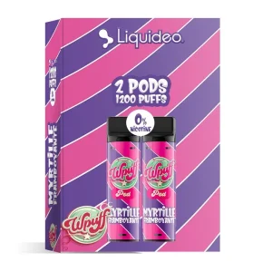 Wpuff 1800 2 Pods Myrtille Framboyante - Liquideo