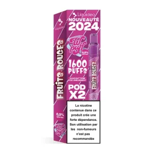 Wpuff 2.0 2 Pods Fruits Rouges - Liquideo