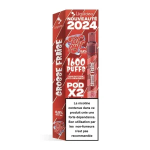 Wpuff 2.0 2 Pods Grosse Fraise - Liquideo