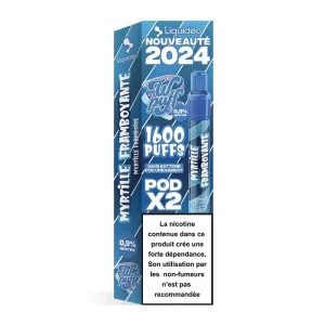 Wpuff 2.0 2 Pods Myrtille Framboyante - Liquideo