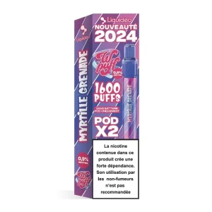 Wpuff 2.0 2 Pods Myrtille Grenade - Liquideo